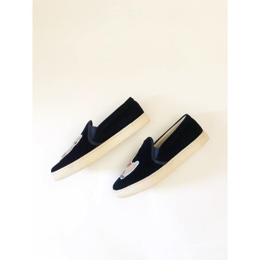 Soludos Velvet Llama Sneaker 6 - Picture 8 of 11